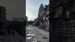 Wow 🤩touring the 12th century grounds of #guinnessworldrecords #temple #vishnu #buddhism #cambodia