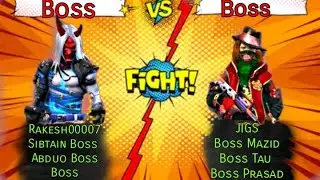 Team Jigs Vs Team Rakesh00007 || Best Vs Best || Clash squad Battle || Boss Vs Boss ||