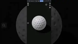 3D Golf Ball Design in Shapr3D | Satisfying Modeling #Shorts | Master CAD Studio