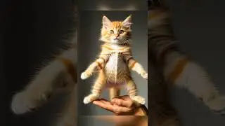 AI Cat Unleashes Aura Dance 😼💥 #shorts #cute #cat