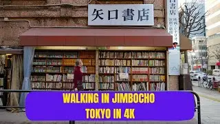 Walking in Tokyo in 4K 📚 Jimbocho - Hidden Bookstores & Vintage Treasures 🇯🇵 