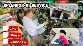 BLACK HORSE🚀 Splendor ki service 🛠️new vlogs