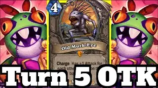 TURN 5 Murloc Rogue OTK?! The Return of Water Rogue! | Hearthstone