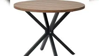 A must-have product!&nbsp;EGOONM Nordic Round Table Solid Wood Table with Wooden Lid and Steel Frame Co