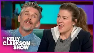 Ethan Hawke SHOCKS Kelly Clarkson Reciting Poem From Memory!