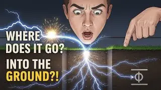 Куда на самом деле уходит заземленное электричество? Объяснение!