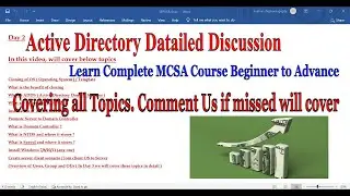 What is Active Directory | What is NTDS | What is Sysvol | In Hindi | Day 2 Part 1/4