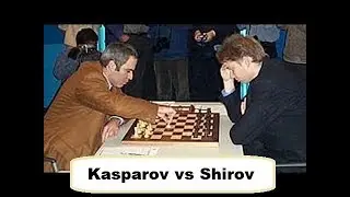 KASPAROV vs SHIROV; las sicilianas de Kasparov X