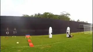 Dheeraj Singh Indian National team  Goalkeeper Training
