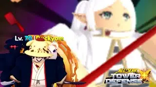 All Star Tower Defense 5 Star Frieren (Slayer Mage) Level 60 With Blood Lust Trait Showcase