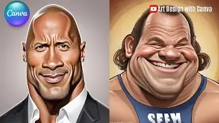 How To Create Caricature in Canva Tutorial
