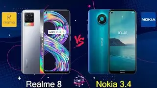 Realme 8 Vs Nokia 3.4 | Nokia 3.4 Vs Realme 8 - Full Comparison [Full Specifications]