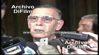 Jefe del Ejército Martín Bonnet - Alzamiento Militar Carapintada - DiFilm (1990)