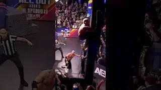 #DarbyAllin jumps from the arena ceiling! | #aewdynamite