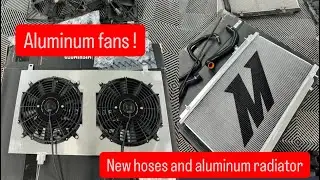 Mishimoto Radiator & Fans installation our 350z
