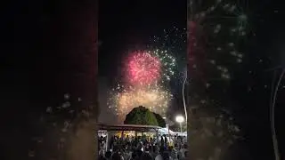 Fireworks in Fuji city,japan
