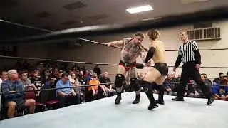 IWR US Champion Ace Austin vs Dread King Logan in a title versus career match IWR 24-The Fall Brawl