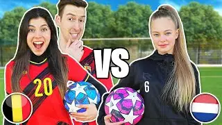 GEKKE VOETBAL CHALLENGE vs SUMMER DE SNOO - BELGIE vs NEDERLAND #416