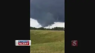 Video Shows Tornado Clouds Moving Through McNairy, Humphreys Counties