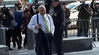 Businessmen convicted of paying bribes to Sen. Menendez arrive for sentencing hearing