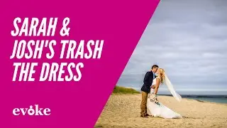 Guernsey & Herm Wedding Videography - Sarah & Josh's Trash the Dress Session by Evoke Weddings