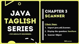 Scanner - Java Taglish Series For Absolute Beginners | PATutorials