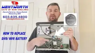 How to Replace CCTV DVR or NVR Battery and Correct Time Stamp Problems