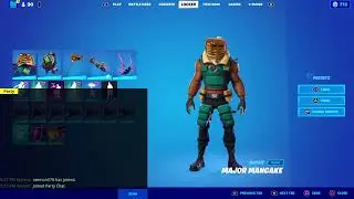 new fortnite  mancake skin showcase/gameplay
