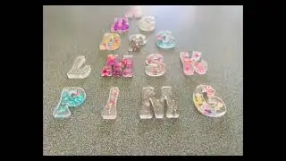 Do Relax & Watch ✨ Resin Alphabet Resin Art