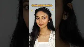 Greek goddess makeup because i had no other idea to name this look ✨️✨️👑