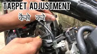 HOW TO CHECK & ADJUST TAPPET CLEARANCE ON MOTORCYCLE || APACHE ||