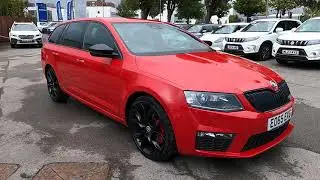 EO65 EXG Skoda Octavia VRS 2.0 TSI 230 Estate Bright Red 2015