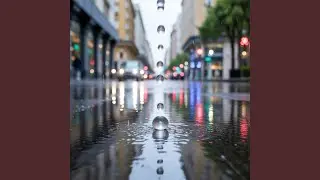 Evening Rain Near Late Cafe