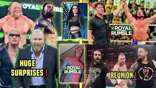 BIG SURPRISES FOR RUMBLE 😳 || JOHN CENA RETURN || BROCK LESNAR SPOTTED || ROMAN REIGNS WINNING ||