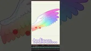How I rig and animate wings ✨✨ my process! #moho #stareevee #animation