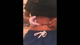 How To Take a Stubborn Belly Ring Out!