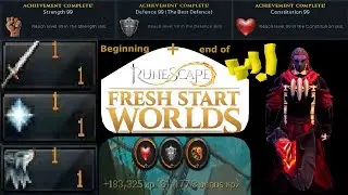 Fresh start worlds on a low level strength pure build then levelling defence runescape 3 quest boss