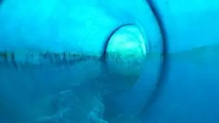 Ph&ouml;nixbad Ottobrunn - blaue Rutsche (R&ouml;hrenrutsche)