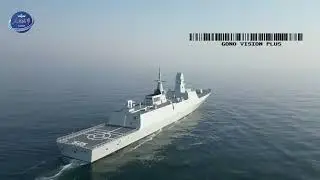China's Type 054B Frigate during Training Exercise in the Yellow Sea