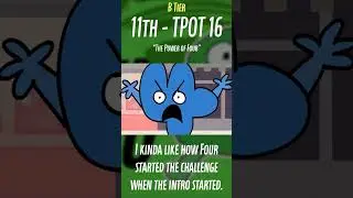 Ranking Every TPOT Intro (as of TPOT 19) #shorts #bfdi #tpot