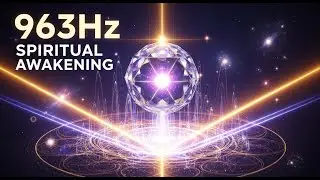 963Hz Spiritual Awakening Meditation | Healing Frequency Music for Sleep, Balance, Peace & Energy