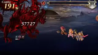 Gairyu AS 5 fight , no as Akane, Yuna, Tsuikha, Mana -  True Ember Magic Dragon - Another Eden