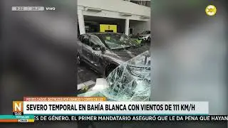 Severo temporal en Bahía Blanca con vientos de 111 km/h │N8:00│ 03-02-25