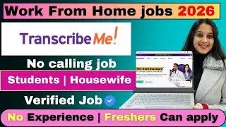 work from home jobs 2026  | Online jobs at home