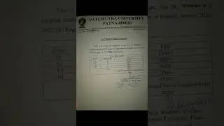 Fee structure of Patliputra university. M.A faculty of English , 2 years semesterwise degree course💰