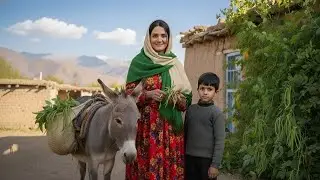 Village Life in Iran&rsquo;s Mountains 🏔️ | Amazing Cooking & Donkey Riding