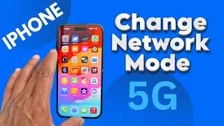 How to change iPhone network mode to 4G or 5G