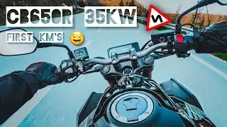 2019 Honda CB650R 35KW | ENGINE BREAK-IN [RAW Onboard]
