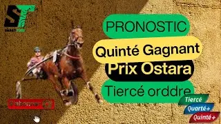 Quint&eacute;+ du jour &ndash;Prix Ostara  R1C4  Analyse compl&egrave;te & pronostic Smart Turf