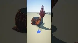 We Built Charmander in Minecraft | Timelapse Pokemon Build #shorts #minecraftshorts #pokemon